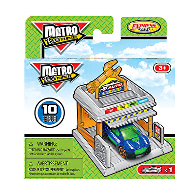 Express Wheels Metro Town Oto Servis Oyun Seti