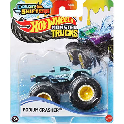 Hot Wheels Monster Trucks Renk Değiştiren Araçlar Podium Crasher JDV84