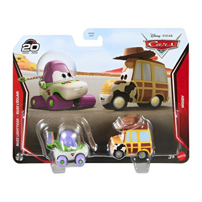 Cars İkili Karakter Araçlar Buzz Lightyear & Woody Vehicles JJW87