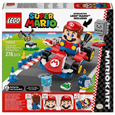 LEGO Super Mario Mario Kart – İnteraktif LEGO Mario ve Standard Kart 72043