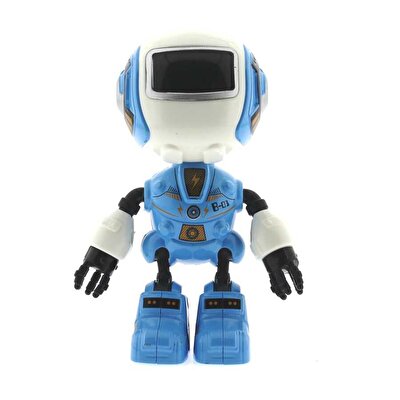 Sesli Işıklı Mini Sevimli Mavi Mutlubot