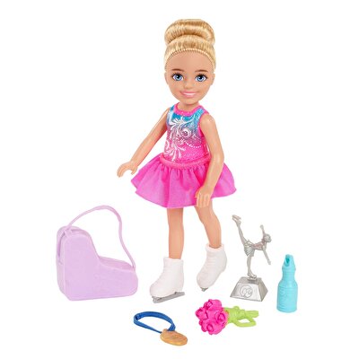 Barbie Chelsea Meslekleri Öğreniyor Bebek Serisi Buz Pateni HCK68