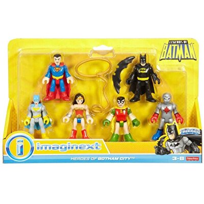 Imaginext DC Super Friends Batman Efsane Karakterler 6'lı Figür Seti Kahramanlar FGC44