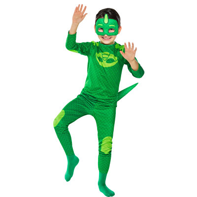 PijaMaskeliler Kertenkele Çocuk Kostüm 4-6 Yaş