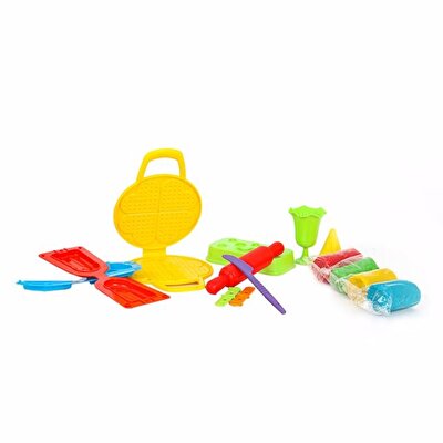 Dondurma ve Waffle Set Oyun Hamuru