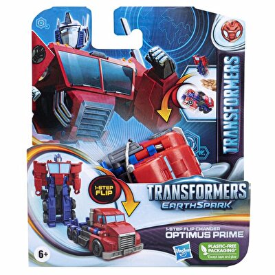 Transformers Earthspark Tek Adımda Dönüşen Figür Optimus Prime F6716