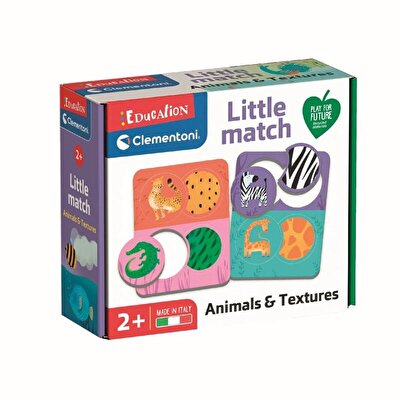 Clementoni Little Match Hayvanlar ve Dokular