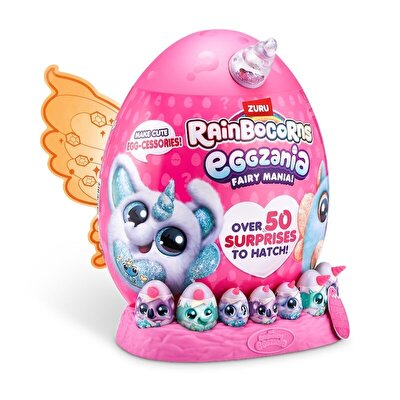 Rainbocorns Eggzania Fairy Peluş Sürpriz Paket Turuncu Kanat 92106