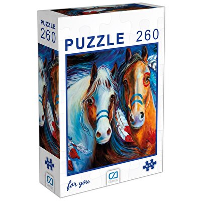 Atlar Puzzle 260 Parça