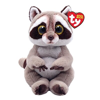 TY Beanie Bellies Petey Grey Racoon 20 Cm