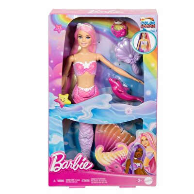 Barbie Renk Değiştiren Deniz Kızı ve Aksesuarları HRP97