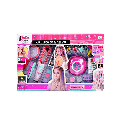 Girl's Creator Saç Tebeşi̇ri̇ Ve Tırnak Tasarımı Oyun Seti̇