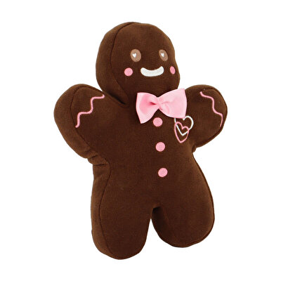 Pembe Papyonlu Kurabiye Adam 35 Cm