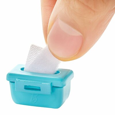 Barbie Bebek Bakıcısı Özellikli Minik Bebekler Bez Değiştirme Zamanı GHV86