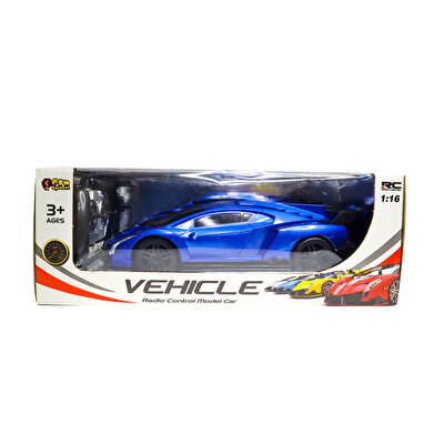 1:16 Ölçekli Uzaktan Kumandalı Şarjlı Lacivert Lamborghini