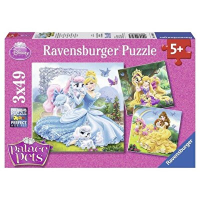 Ravensburger Puzzle 3x49 Parça Belle Cindirella Rapunzel