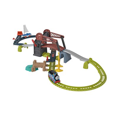 Thomas ve Arkadaşları Thomas ve Skiff Açılır Köprü Macerası (Motorlu Tren) HGX65