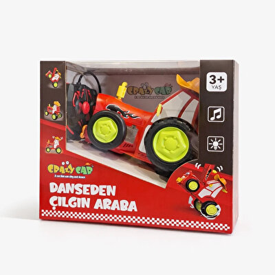 Dans Eden Çılgın Traktör Kumandalı Işıklı ve Müzikli Traktör Kırmızı