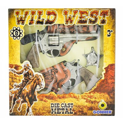 Vahşi Batı 2' li Revolver Seti