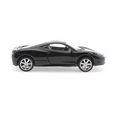 Diecast Sesli Işıklı Arabalar - Siyah Ferrari