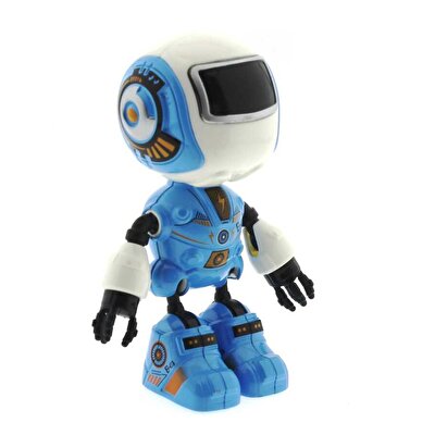 Sesli Işıklı Mini Sevimli Mavi Mutlubot