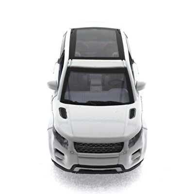 Diecast Sesli Işıklı Arabalar - Beyaz SUV