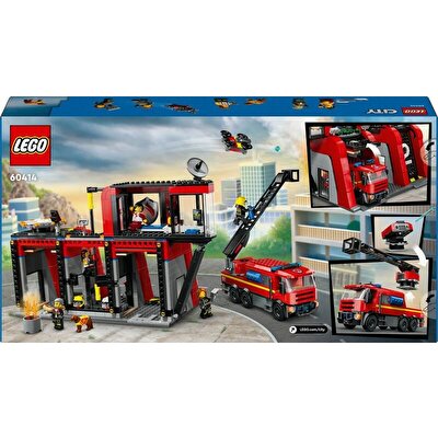 LEGO City İtfaiye Kamyonlu İtfaiye Merkezi 60414