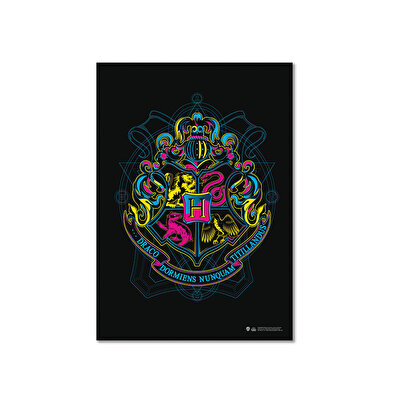 Wizarding World Harry Potter Poster - Hogwarts Neon Logo