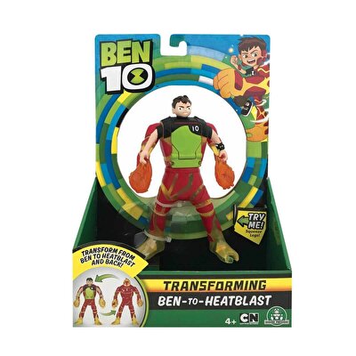 BEN 10 Dönüşen Delüks Figür Ben Heatblast