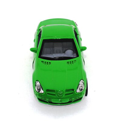 Diecast Sesli Işıklı Arabalar - Yeşil