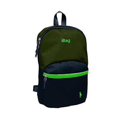 iBag İki Bölmeli Sırt Çanta Koyu Yeşil