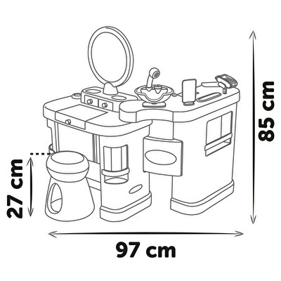 Smoby My Beauty Güzellik Merkezi Kuaför Oyun Seti