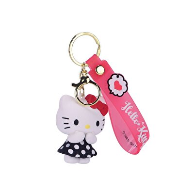 Hello Kitty ve Arkadaşları Anahtarlık CDU8 Hello Kitty Dot