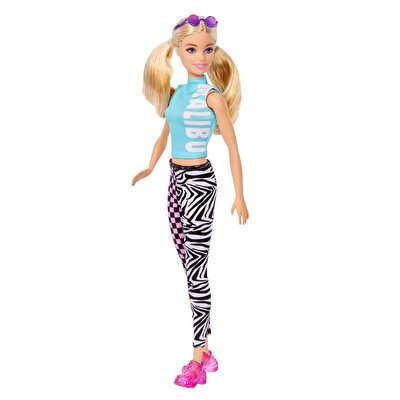 Barbie Büyüleyici Parti Bebekleri Zebra Desenli Taytlı GRB50