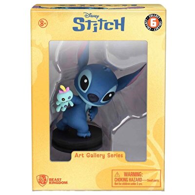 Disney Stitch Art Gallery Serisi Tekli Figür Paketi Stitch The Scrump Thrower