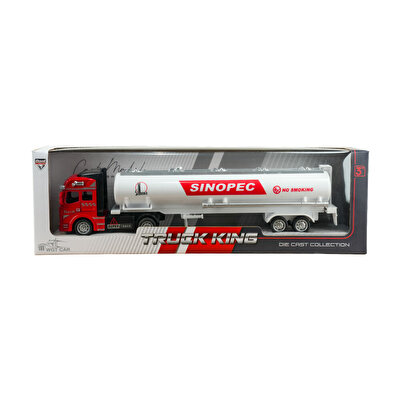 Die Cast Çek Bıraklı Damperli Tır Kırmızı