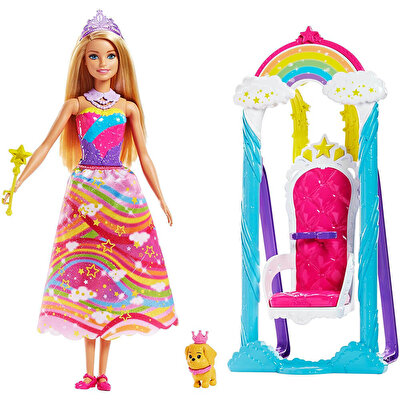 Barbie Dreamtopia Gökkuşağı Prensesi ve Salıncağı