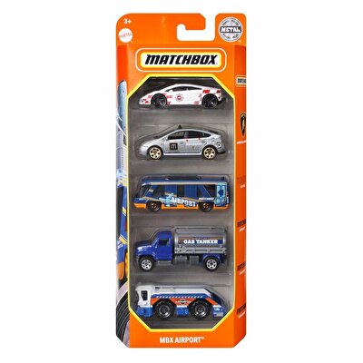 Matchbox Beşli Araba Seti Mbx Airport HCJ03