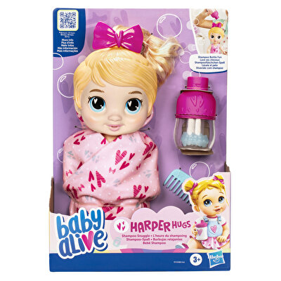 Baby Alive Bebeğimle Şampuan Eğlencesi Sarışın F9119