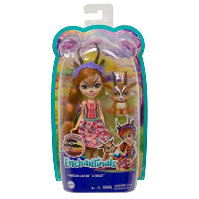 Enchantimals Popüler Karakter Bebekler Gabriela Gazelle ve Spotter GTM26