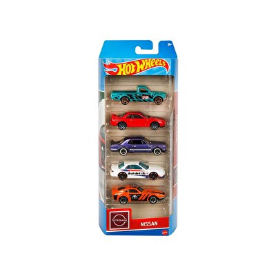 Hot Wheels Beşli Araba Seti Nissan  HLY73