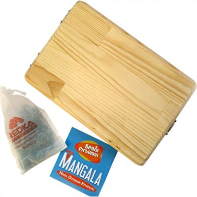 Ahşap Kapaklı Mancala Oyunu