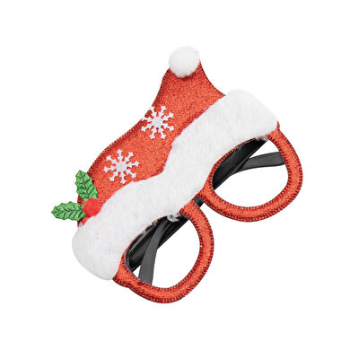 Yılbaşı Konsept Noel Şapkalı Gözlük