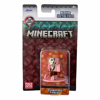Minecraft Nano Tekli Metal Figür Zombified Piglin