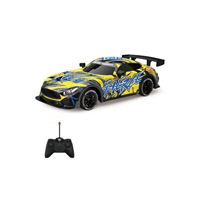 1:18 Fierce Kumandalı Full Fonksi̇yon Işıklı Araba Sarı