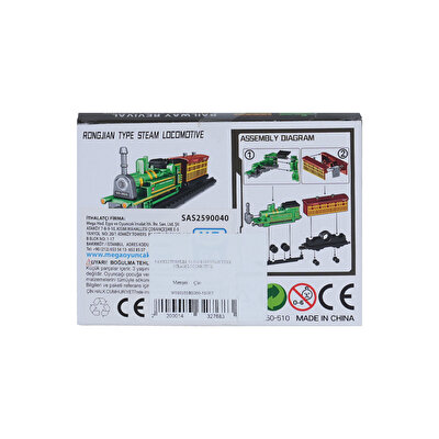 Railway Revival Classic Collection Maket Tren Seti Rongjian Type Steam Locomotive