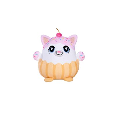 Cute Softies Sevimli Peluş Cup Cake Kedi 24 Cm