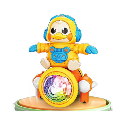Space Duck Işıklı Müzikli Dans Eden Ördek Robot