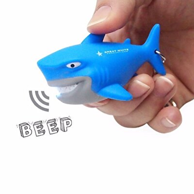 Jaws Sesli Işıklı Anahtarlık
