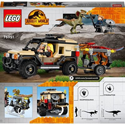 LEGO Jurassic World Pyroraptor ve Dilophosaurus Nakliyesi 76951